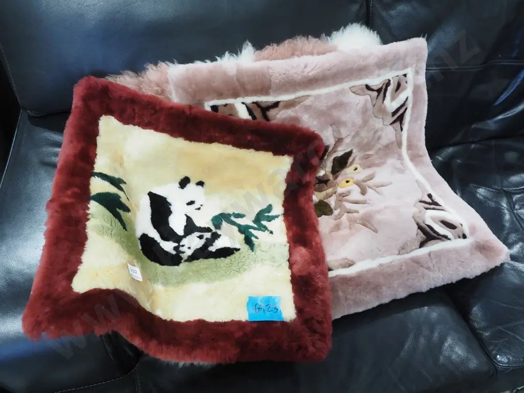 3x faux fur cushion covers  Image 1++