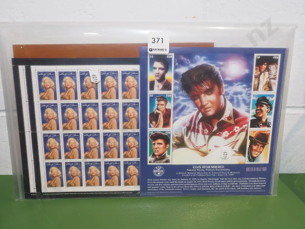 Marilyn Monroe and Elvis stamps Image 1++