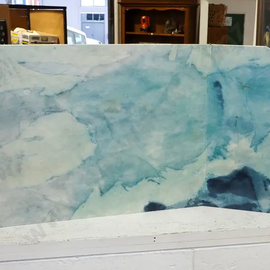 Asian watercolour on board