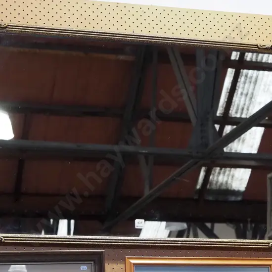 gilt framed wall mirror H960