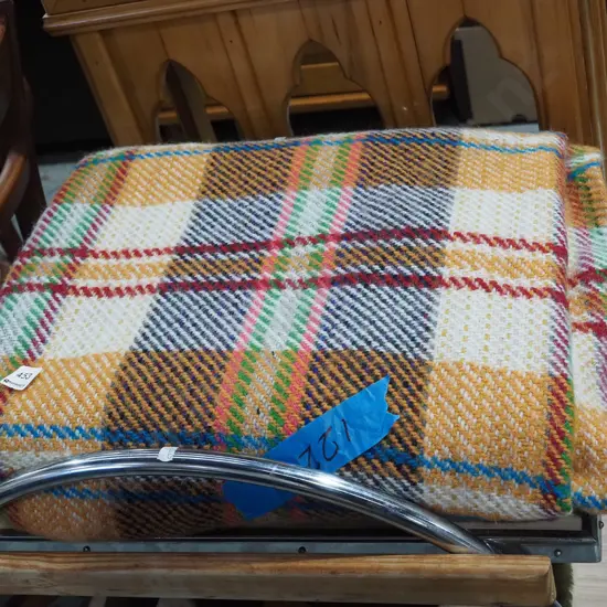 large coloured woollen blanket