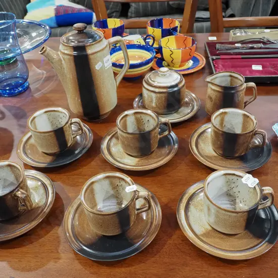 Japanese 15 piece coffee set