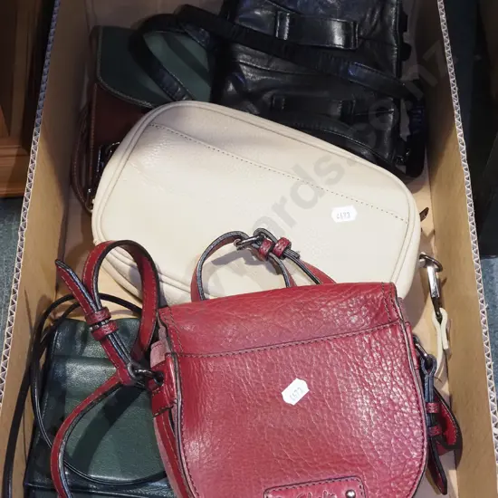 box of small hand bags