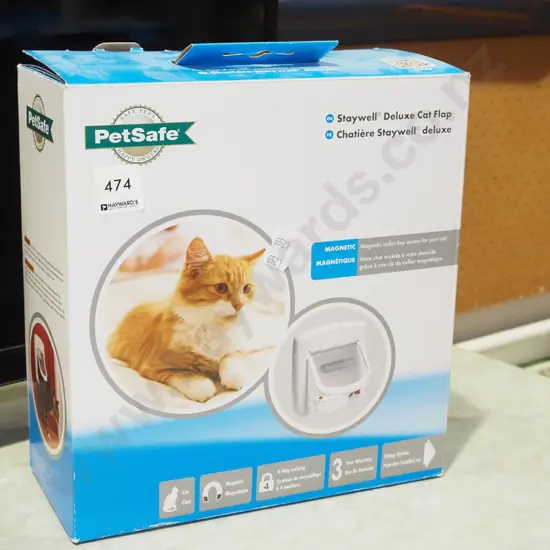 boxed keep safe magnetic cat flap