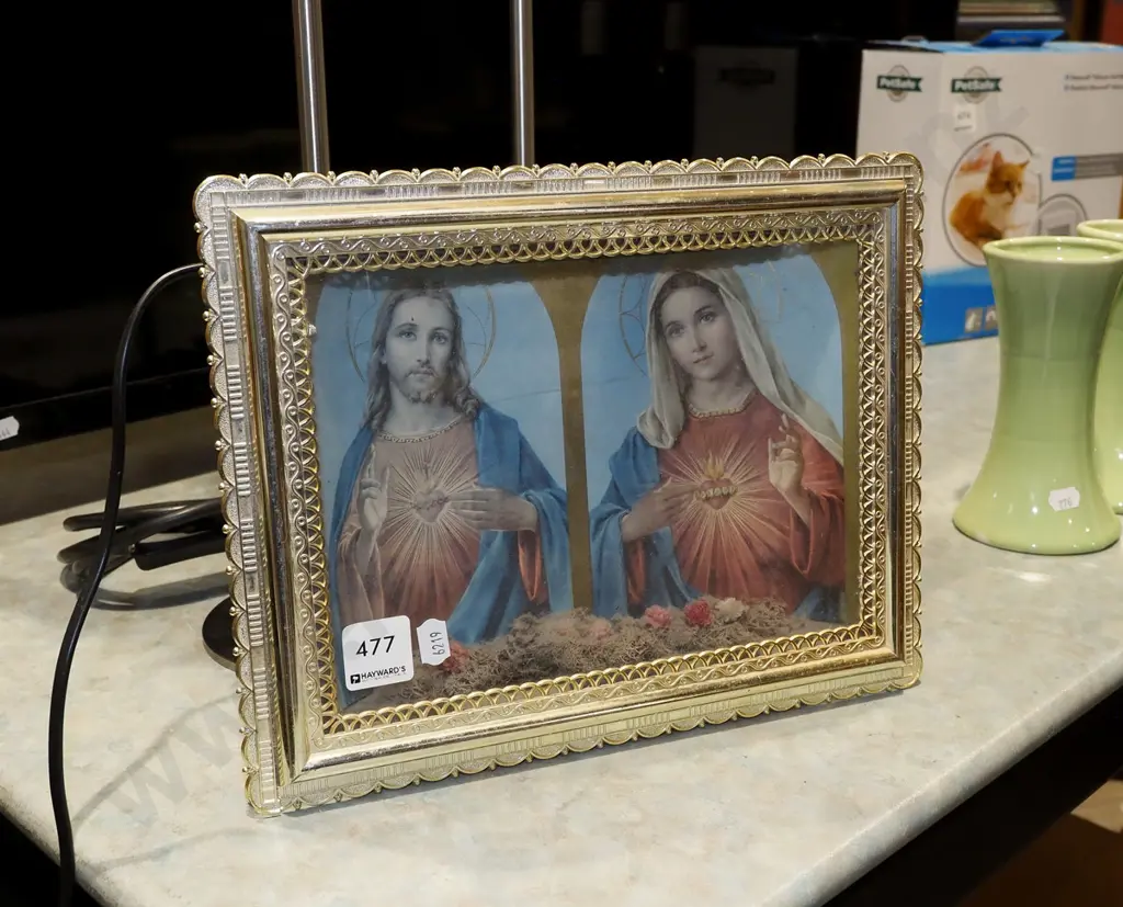 illuminated religious print Image 1++