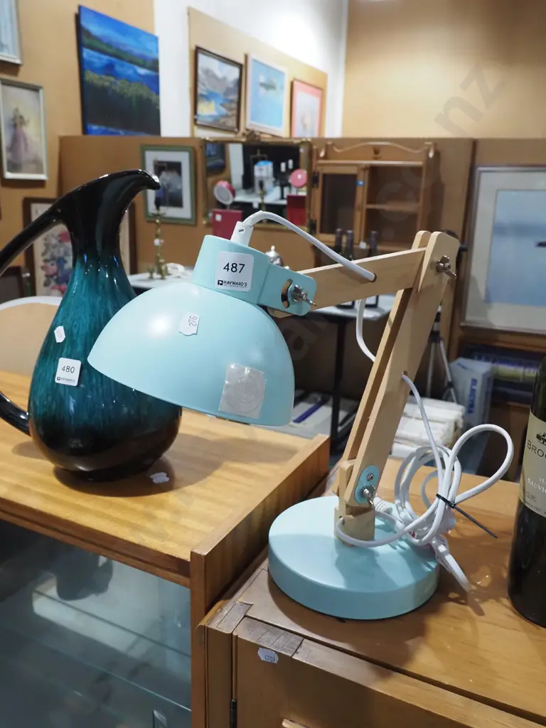 wood based  anglepoise lamp Image 1++