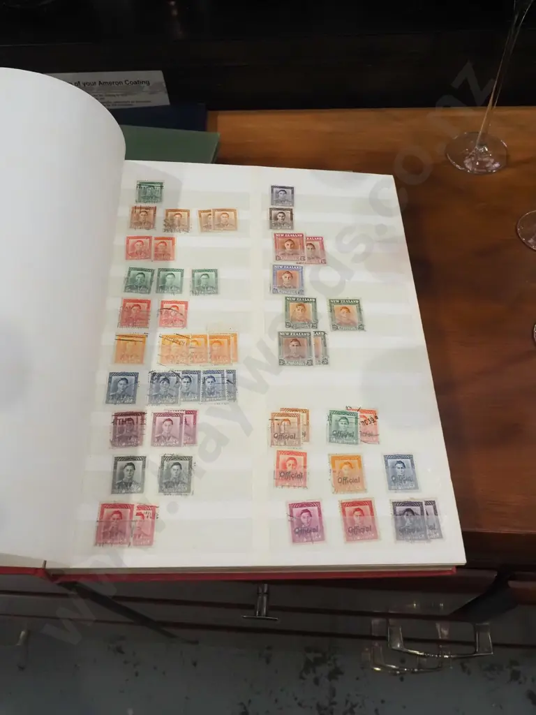 2x stamp albums, 1984 NZ stamp collection Image 1++