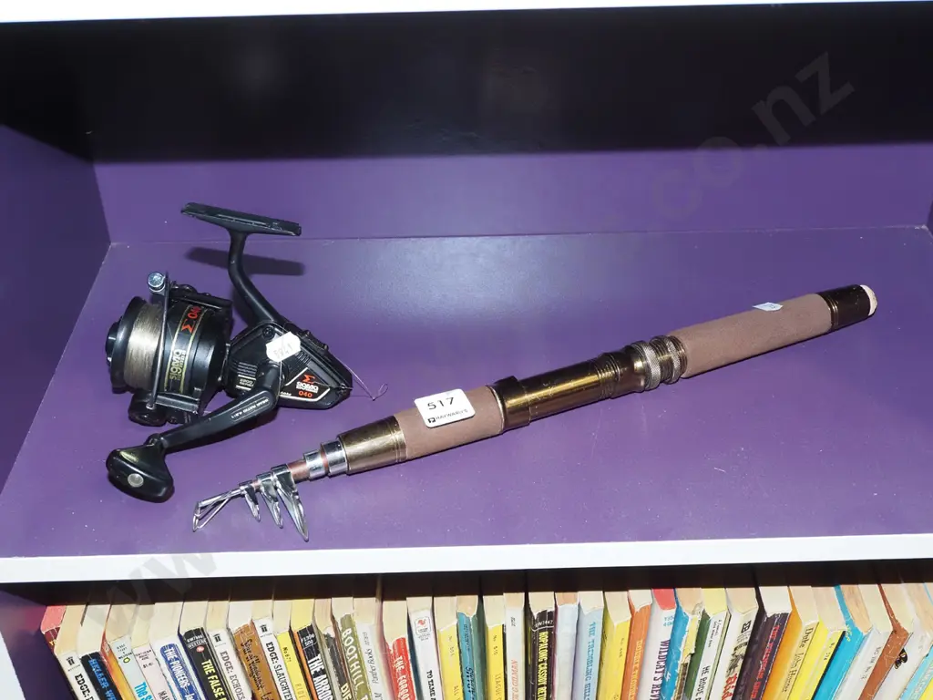 telescopic fishing rod and reel Image 1++