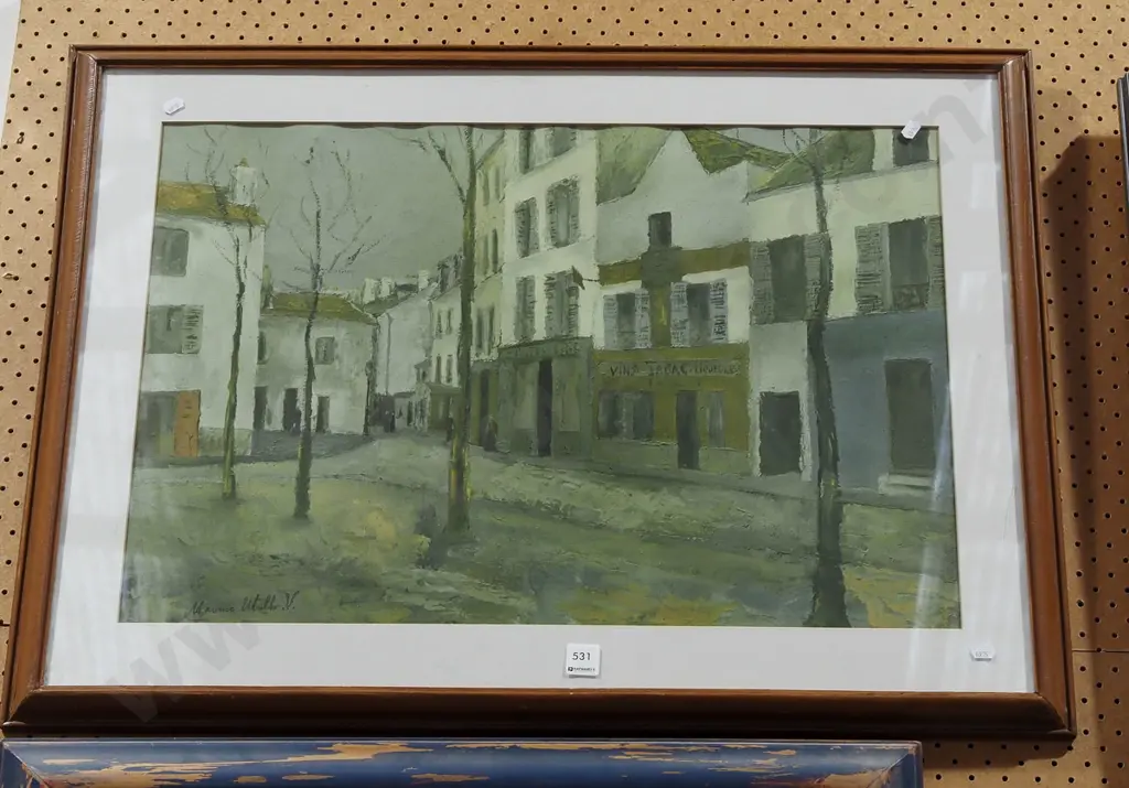 framed print - street scene Image 1++