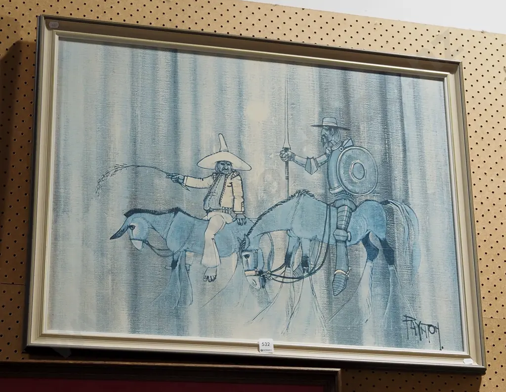 framed Paynton print - fading Image 1++