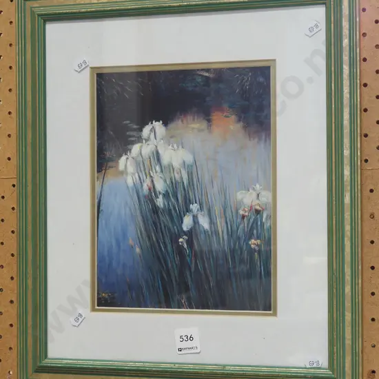framed print - irises
