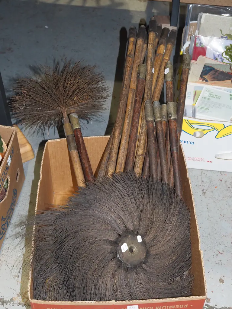 vintage bamboo chimney brush Image 1++