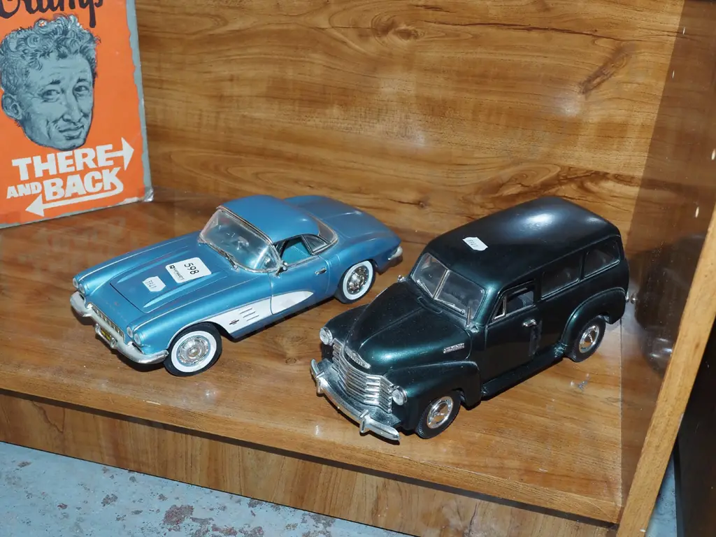 diecast Corvette model, 1950 Chevy Image 1++