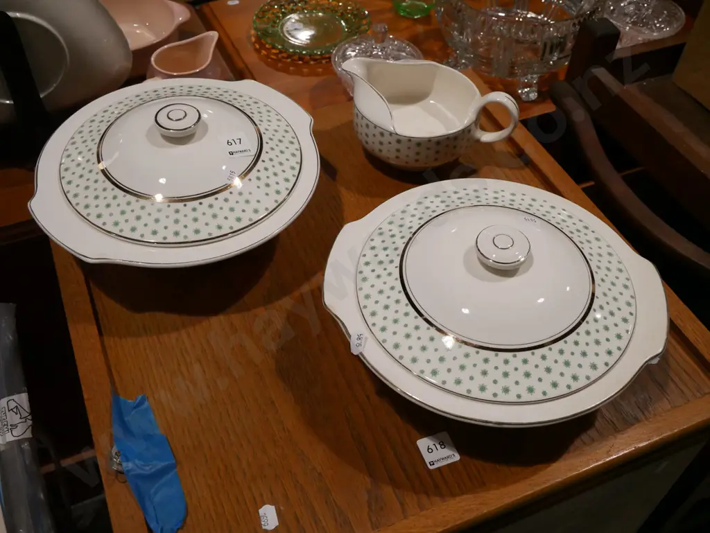 2x Stellar Bristol lidded veges, jug Image 1++