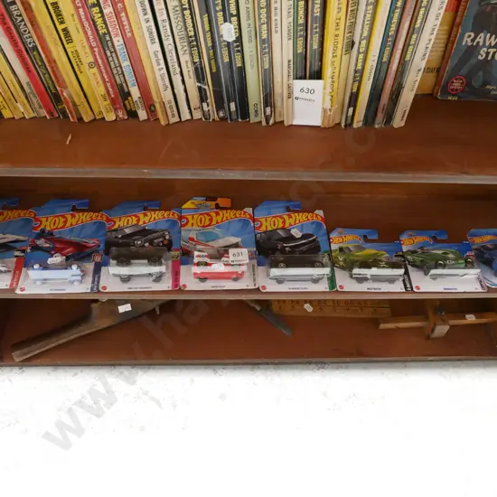 8x as new carded Hotwheels vehicles