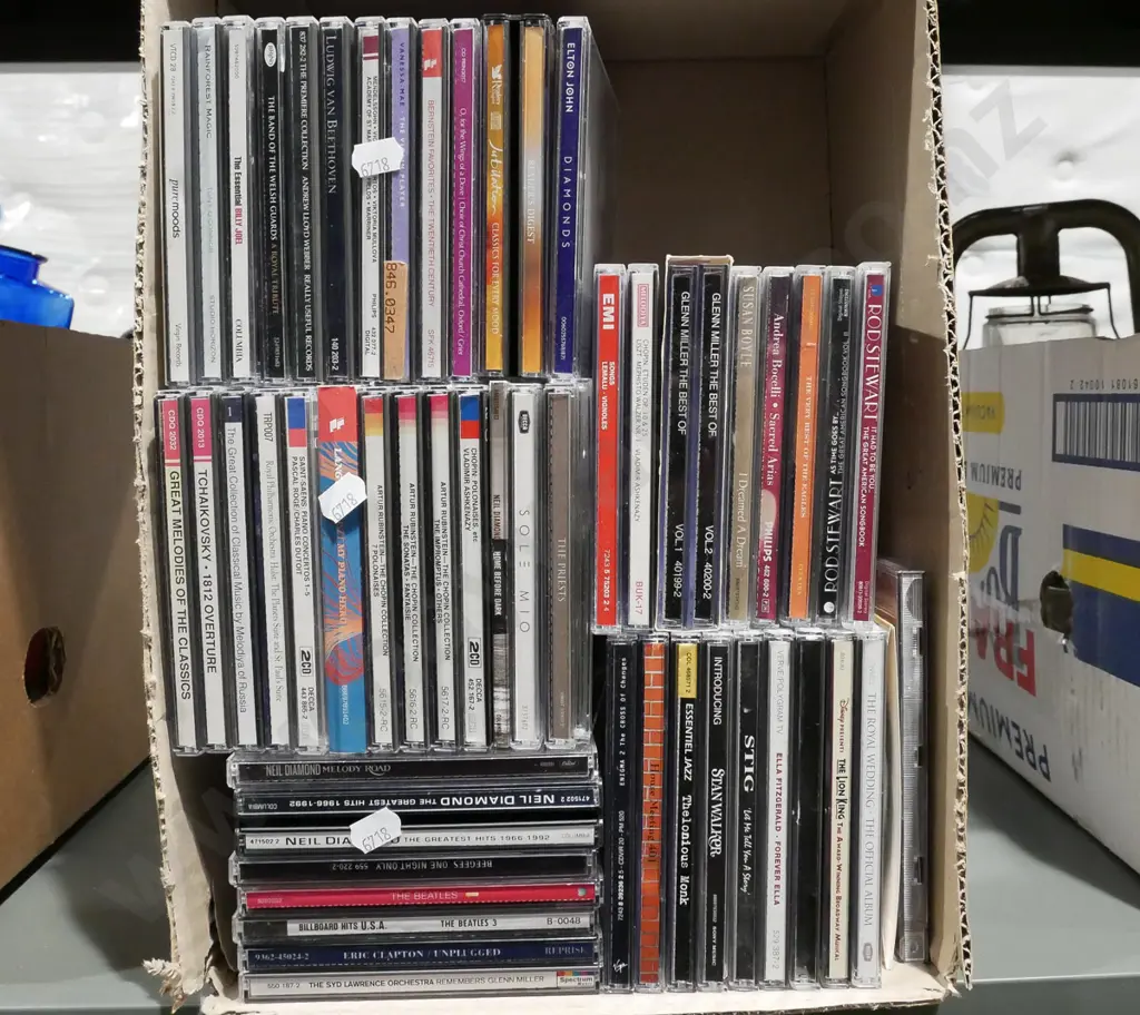 box of CDs Image 1++