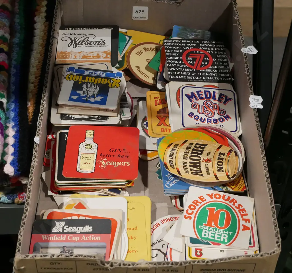 box of bar coasters Image 1++
