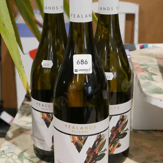 3x bottles of Yealands chardonnay 20221