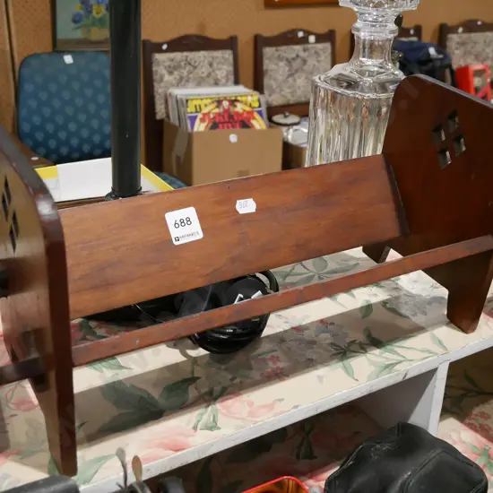 small wooden bookcase L360