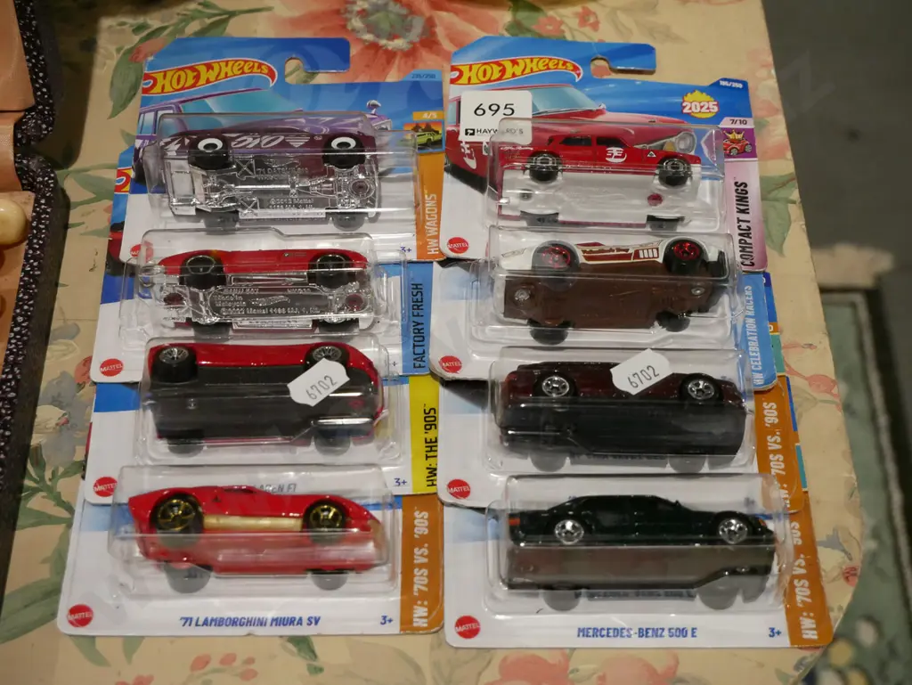 8x as new carded Hotwheels vehicles Image 1++
