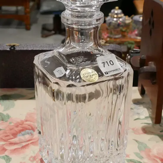 crystal decanter H260