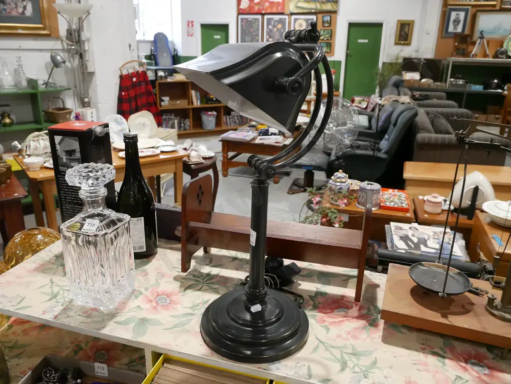 reproduction bankers lamp H500 Image 1++