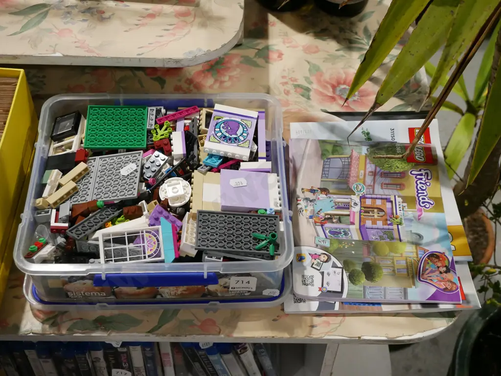 Sistema container with Lego friends, manuals Image 1++