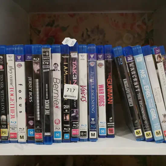 blue ray DVDs