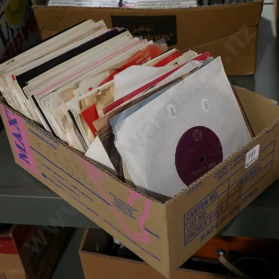 box of 45s