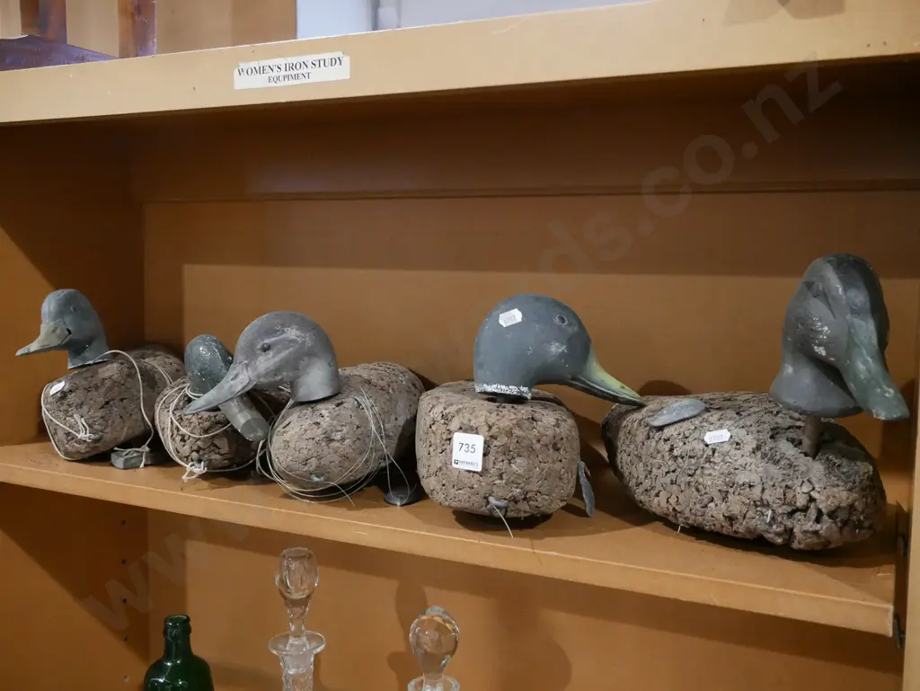 5x cork duck decoys Image 1++