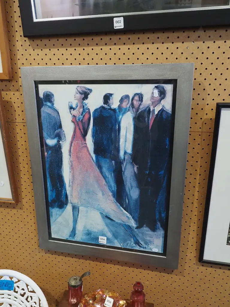 framed print - party scene Image 1++