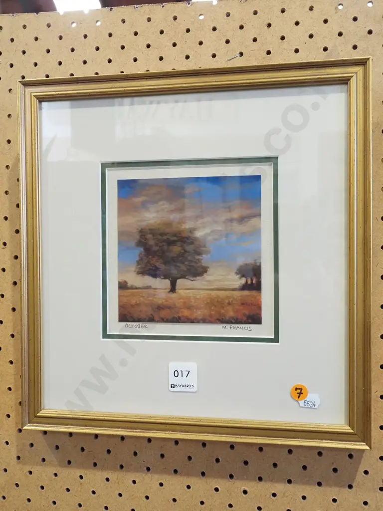 M Francis - signed print - October Image 1++