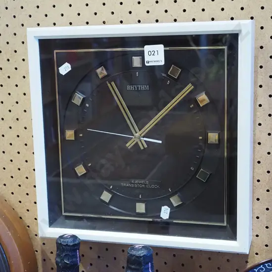 retro Rhythm wall clock