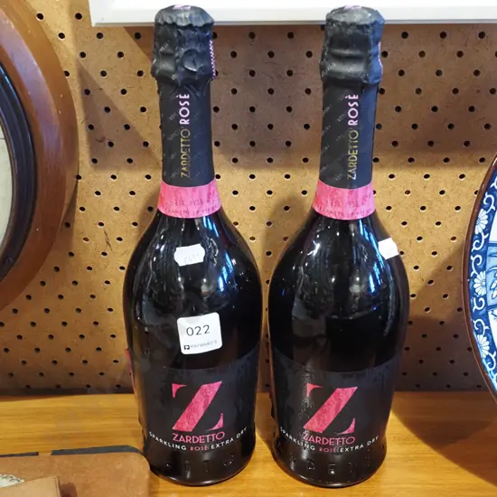 2x Zardetto sparkling rose