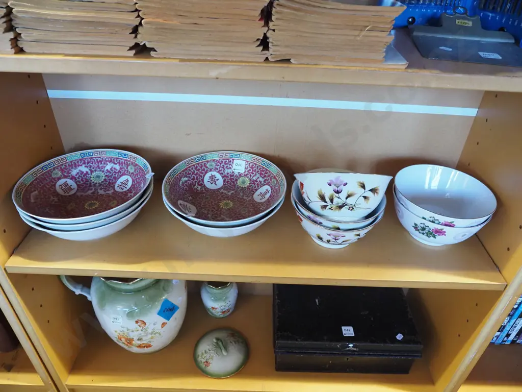 assorted Asian bowls Image 1++