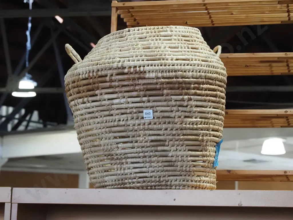 seagrass laundry hamper - no lid H500 Image 1++