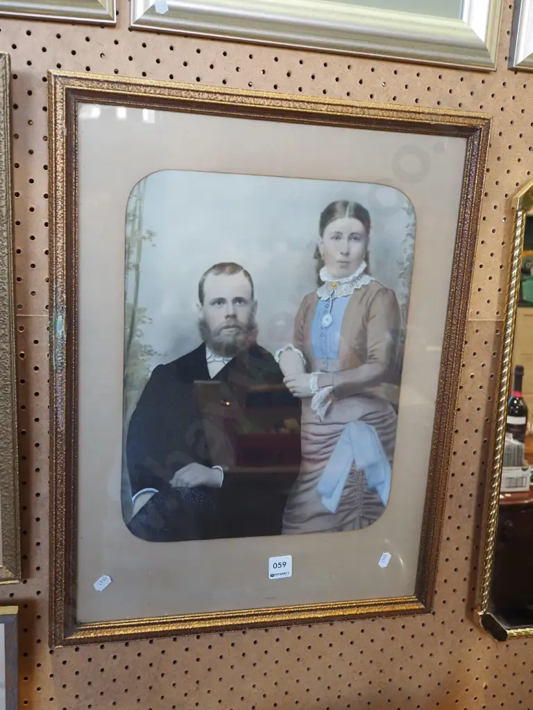 framed photo portrait - husband and wife Image 1++