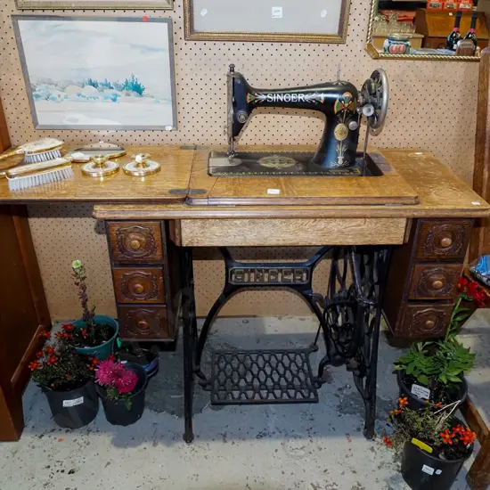Singer treadle sewing machine
