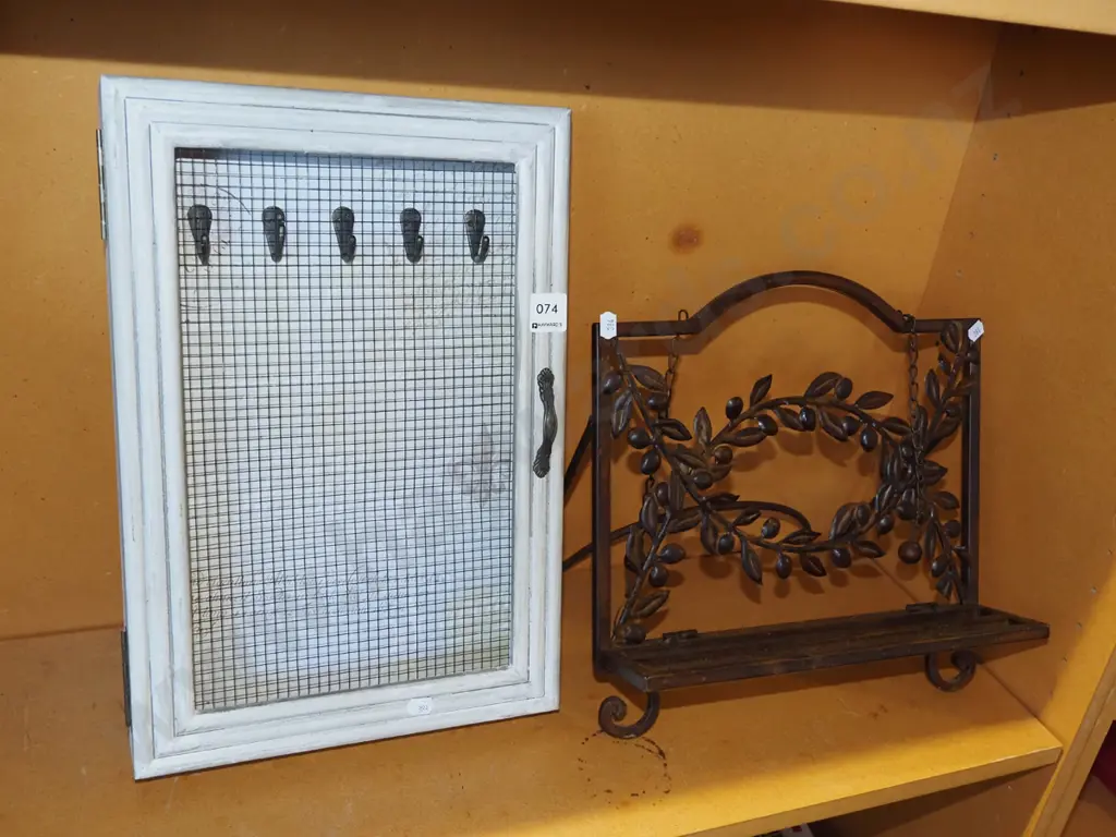 box for hanging necklaces, cast metal cookbook stand Image 1++