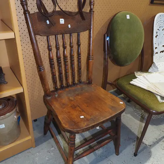 pressed wood dining chair