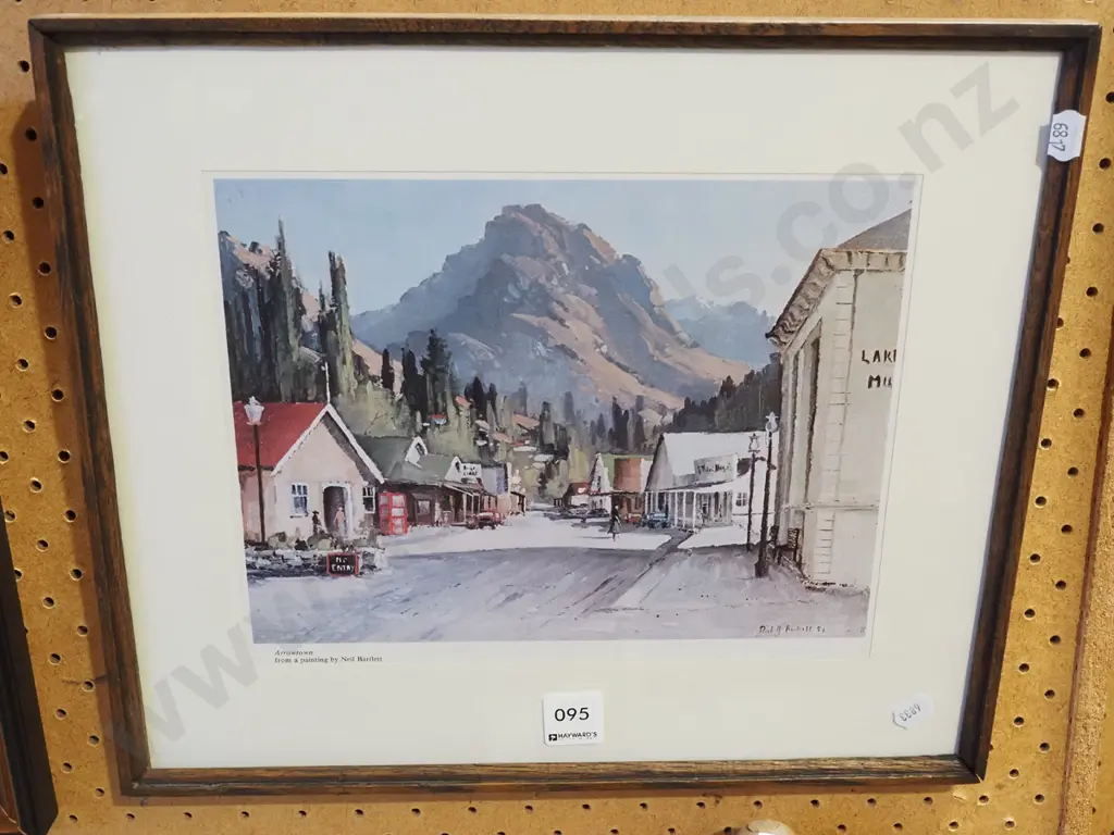 framed Arrowtown print Image 1++