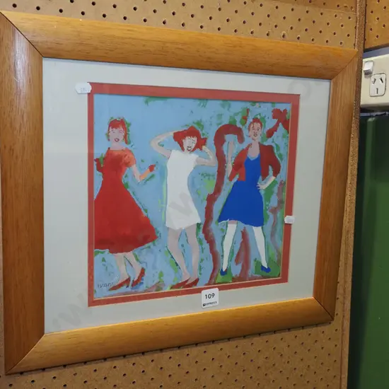 framed acrylic - portrait
