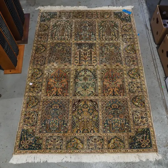 woollen floor mat - multi coloured L1870 W1240
