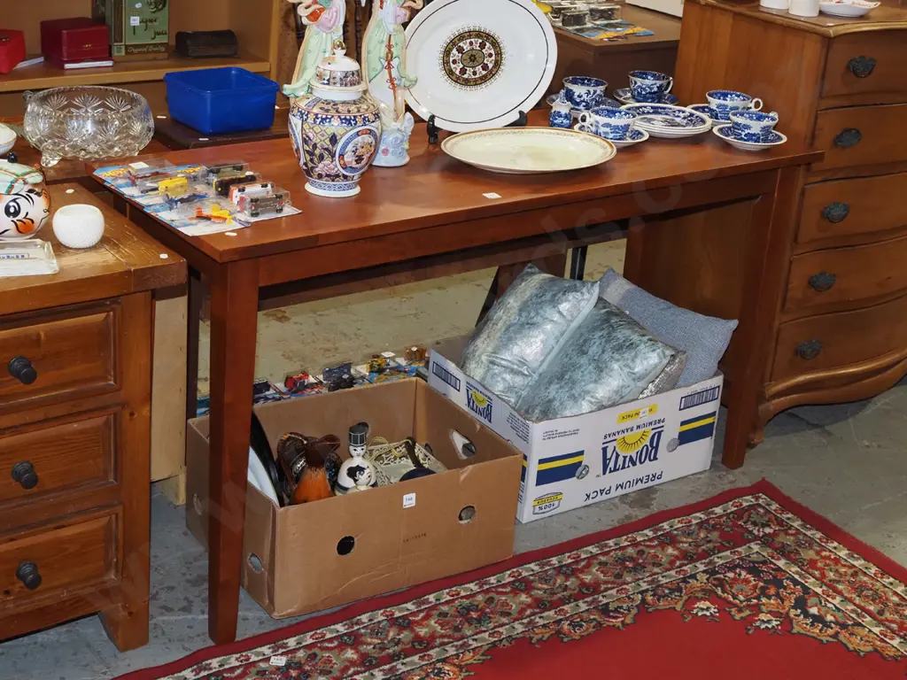 Indonesian hardwood table H750 W1400 D475 Image 1++