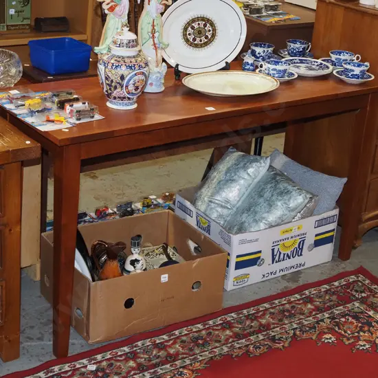 Indonesian hardwood table H750 W1400 D475