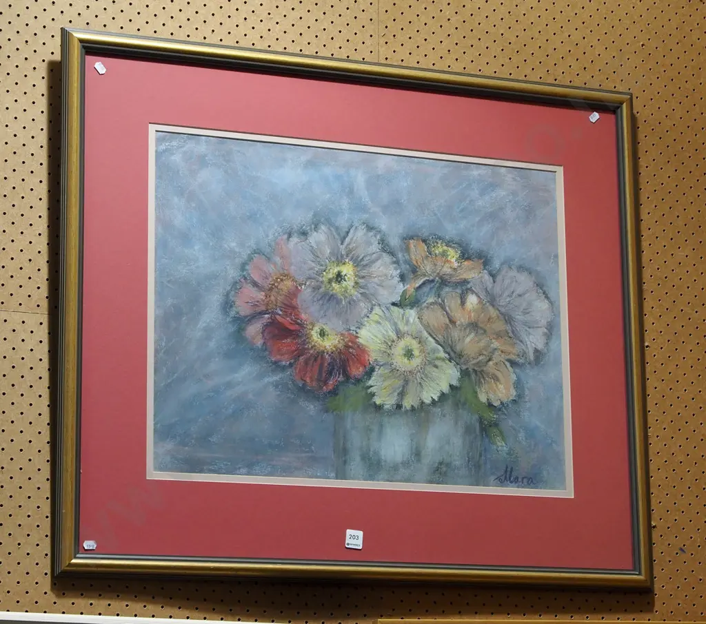 framed pastel - flowers Image 1++
