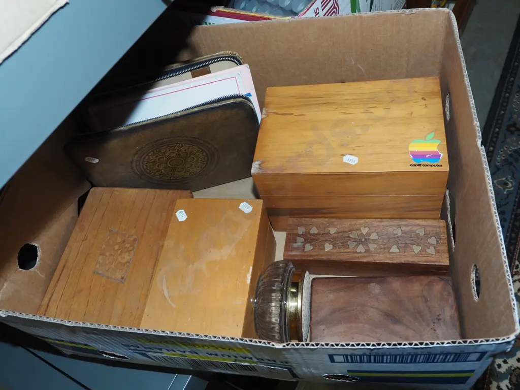 box; wooden boxes, stationery set, trinket bowl Image 1++