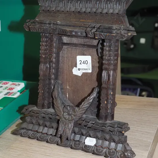 ornate carved Indonesian picture frame