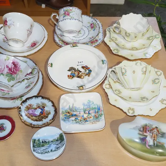 babies bowls, trios, Limoges miniatures etc