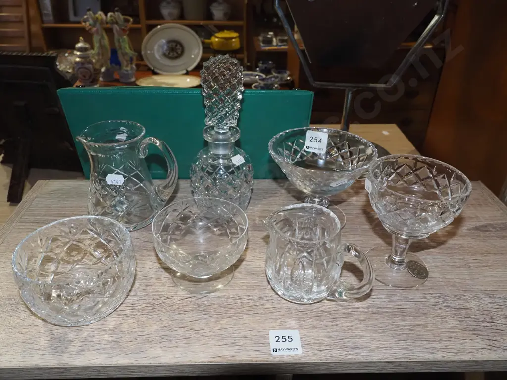 cut crystal; scent bottles, jugs etc Image 1++